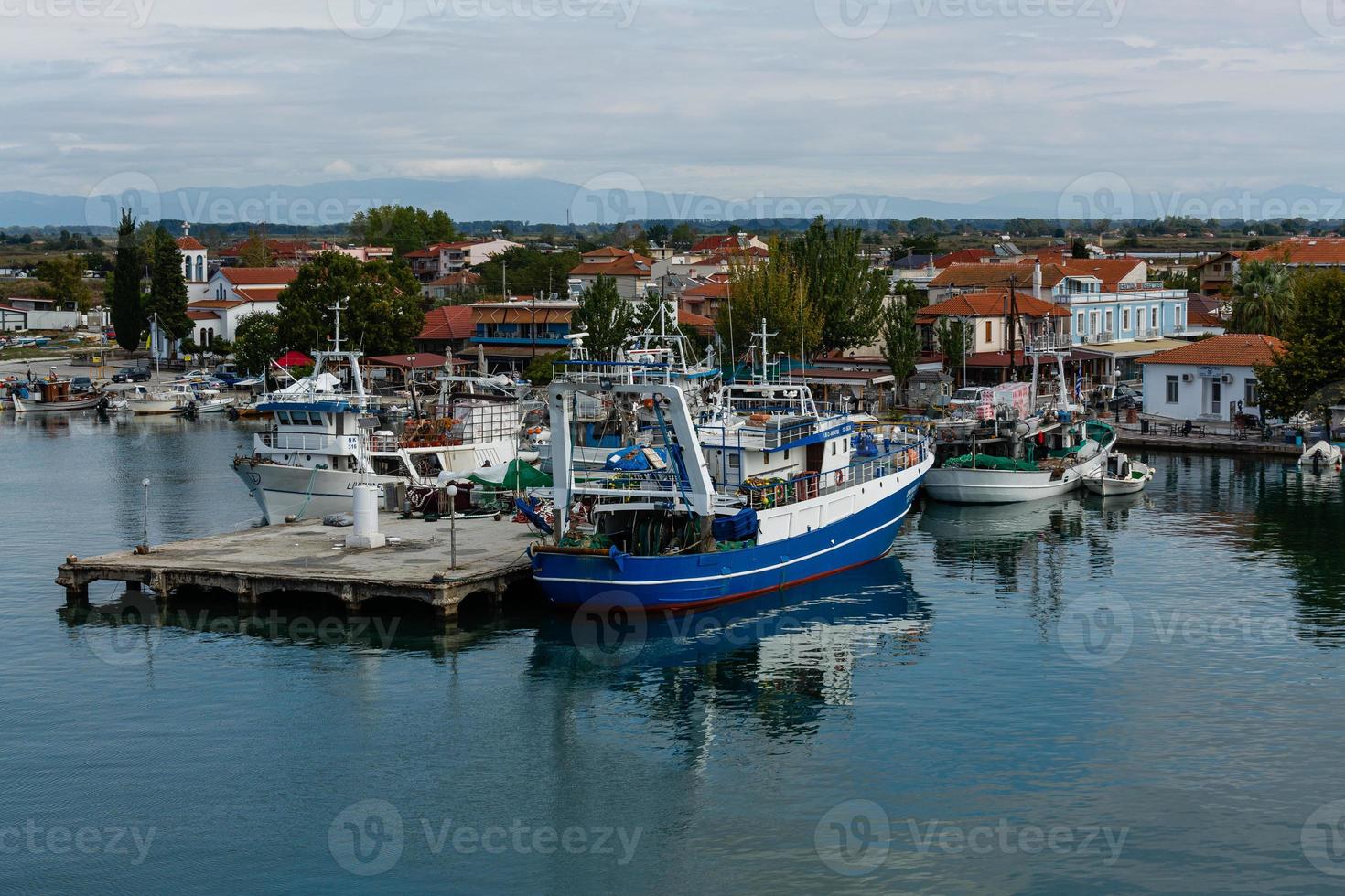 landschappen van thassos eiland foto