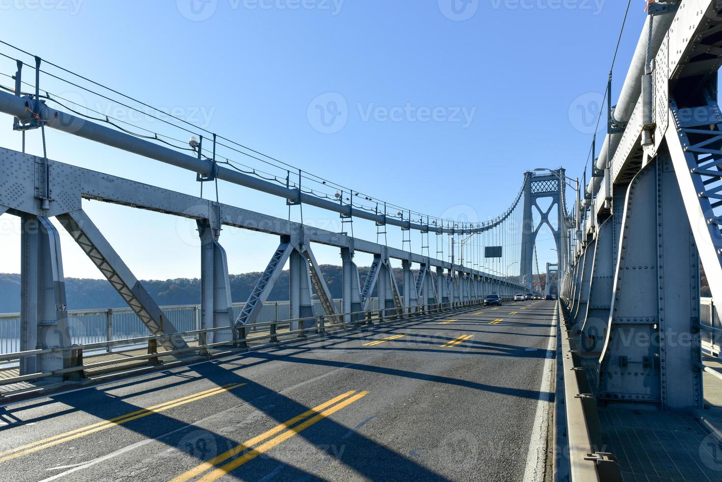 midden Hudson brug kruispunt de Hudson rivier- in poughkeepsie, nieuw york foto