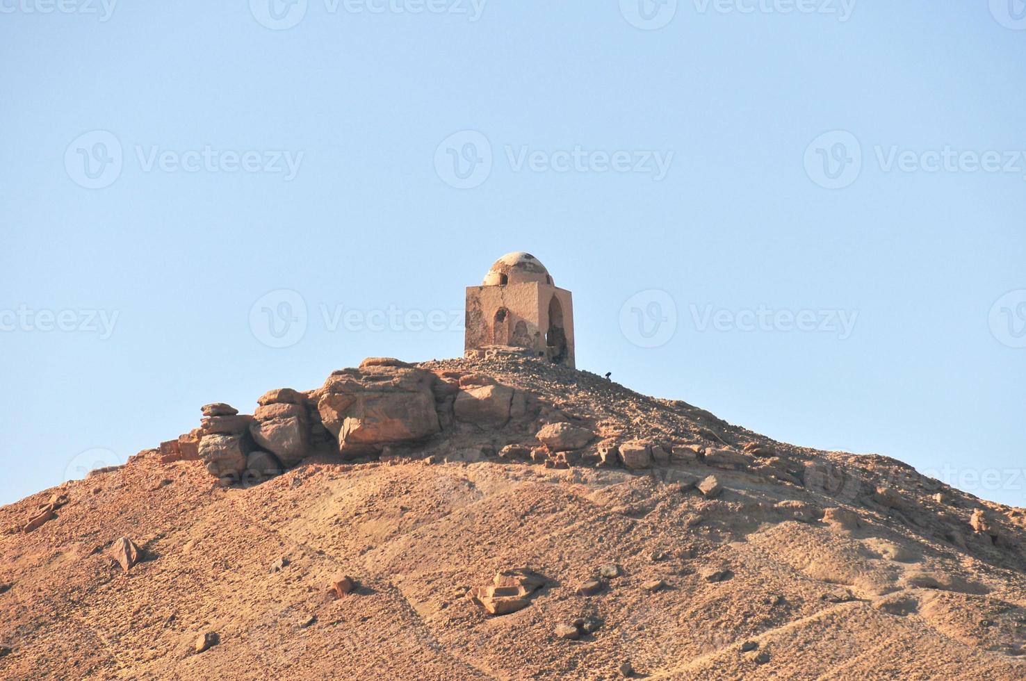 graven van de edelen - Aswan, Egypte foto