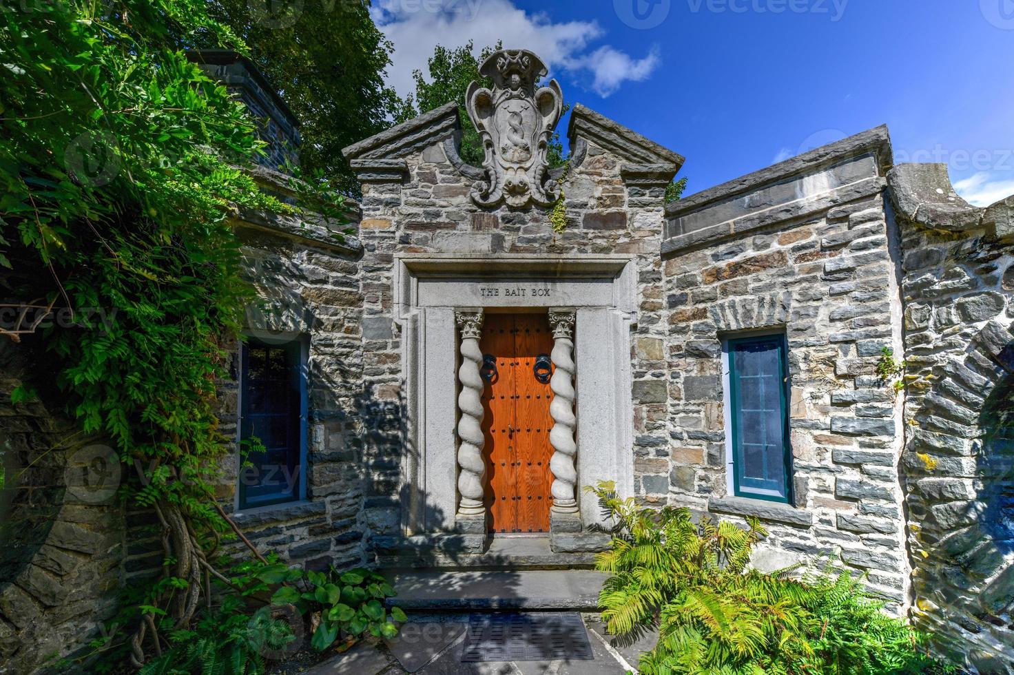 grijs torens, de voormalig huis van gifford snufje, de eerste chef van de ons bosbouw onderhoud en twee keer gouverneur van Pennsylvania, is een nationaal historisch plaats in Milford, Pennsylvania, Verenigde Staten van Amerika. foto