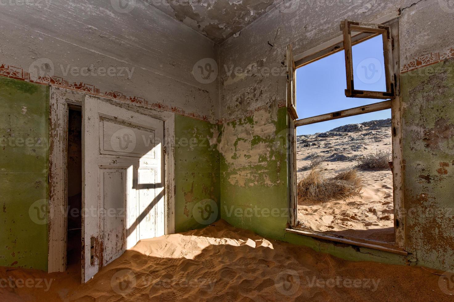 geest stad- Kolmanskop, Namibië foto