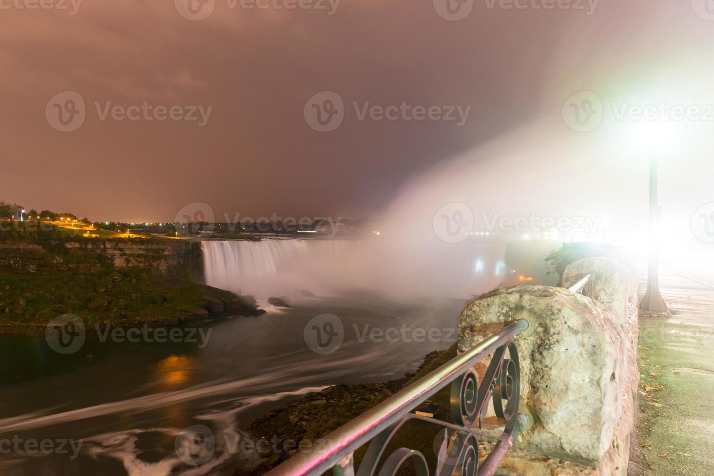 hoefijzer valt, een een deel van Niagara valt, in Canada. foto