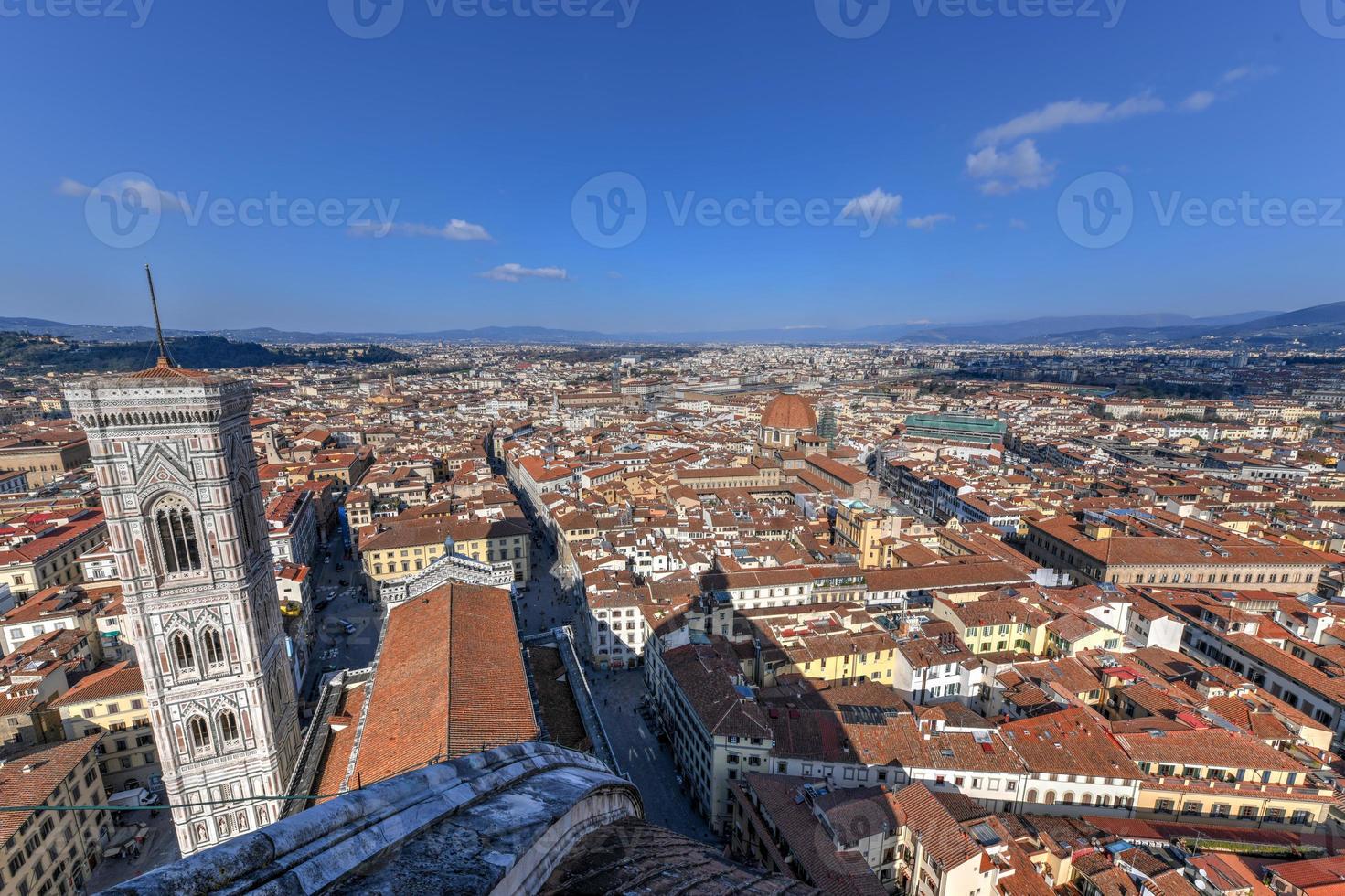 Florence duomo. basiliek di de kerstman Maria del fiore in Florence, Italië. foto