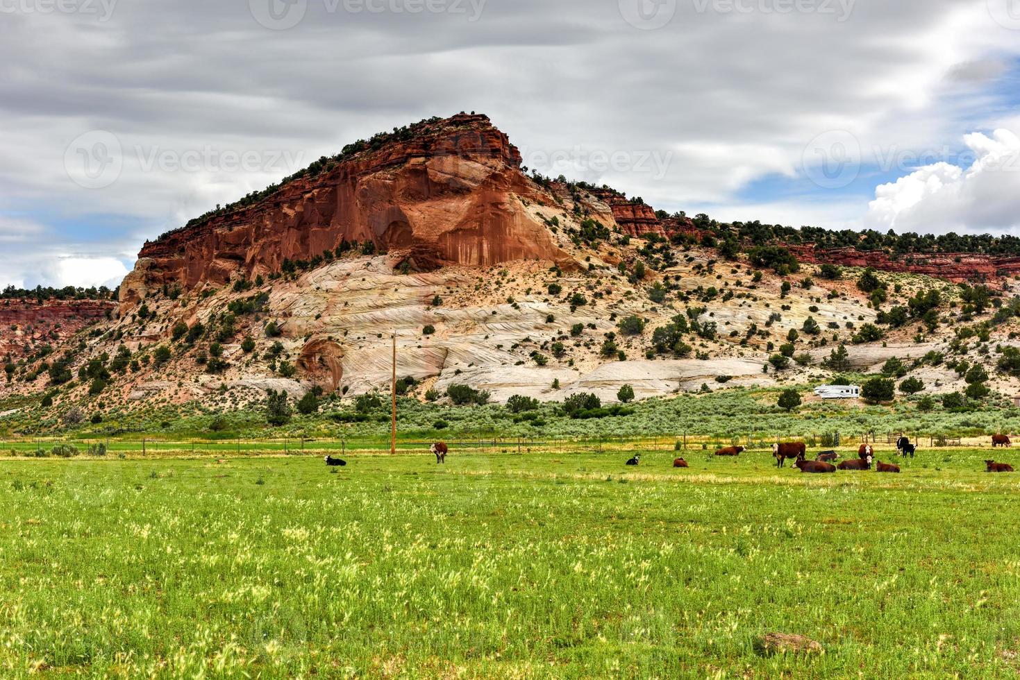 rots formaties langs de johnson Ravijn weg in Utah, Verenigde Staten van Amerika. foto