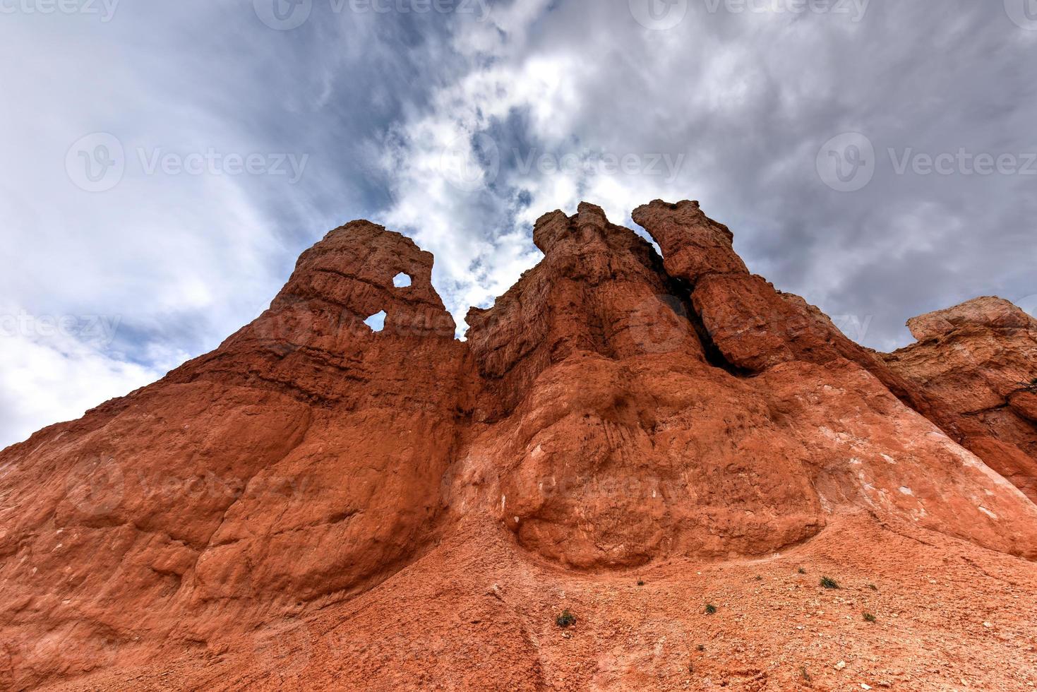 de amfitheater in Bryce Ravijn nationaal park in Utah, Verenigde staten. foto