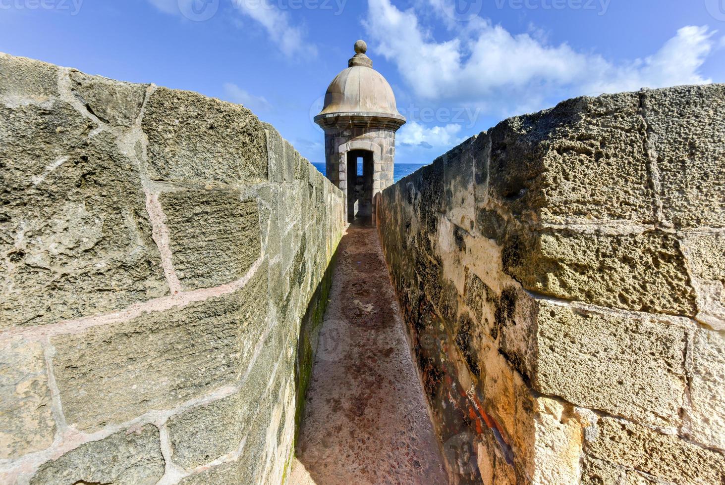 castillo san felipe del Morro ook bekend net zo fort san felipe del Morro of Morro kasteel. het is een 16e eeuw citadel gelegen in san juan, puerto rico. foto