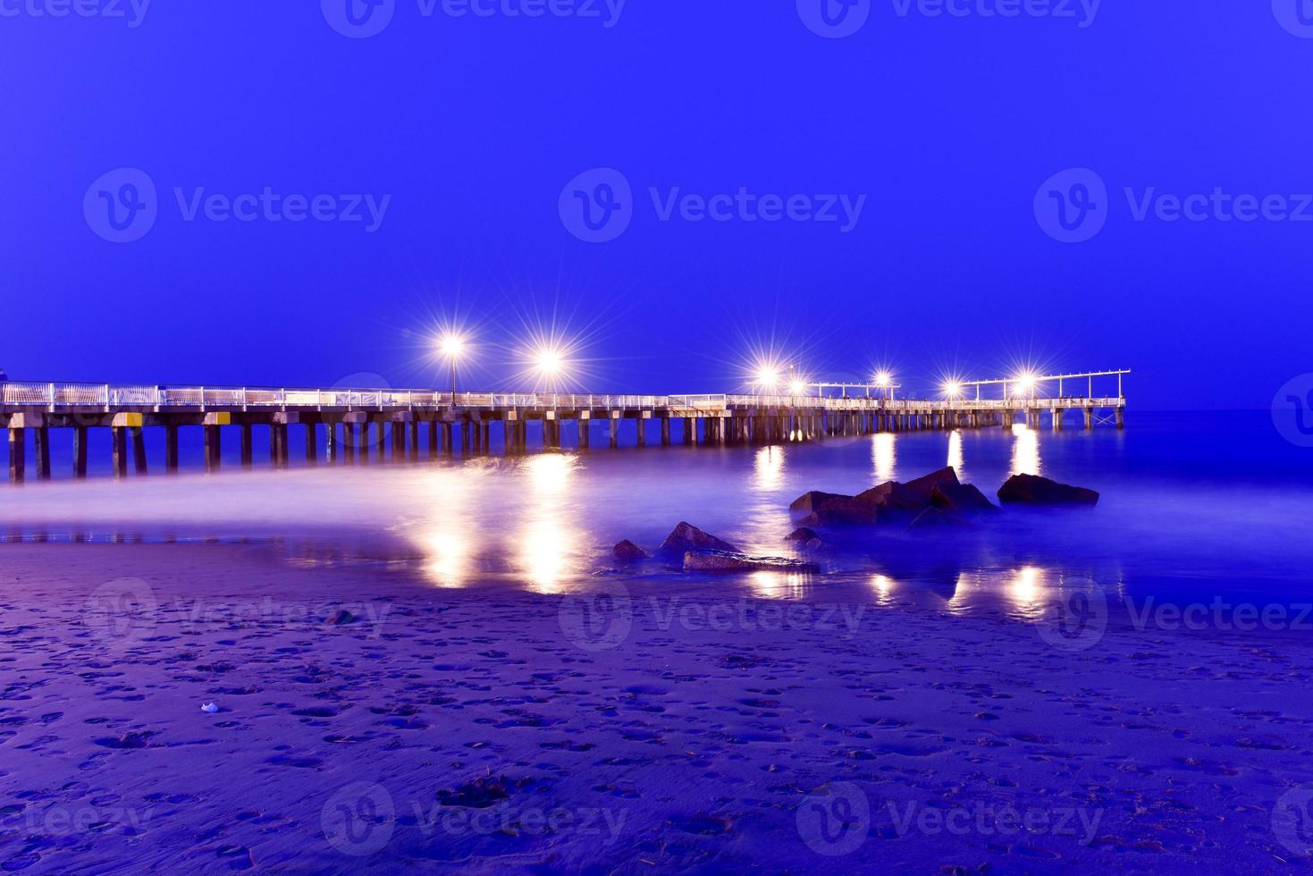 pier Aan de strand foto