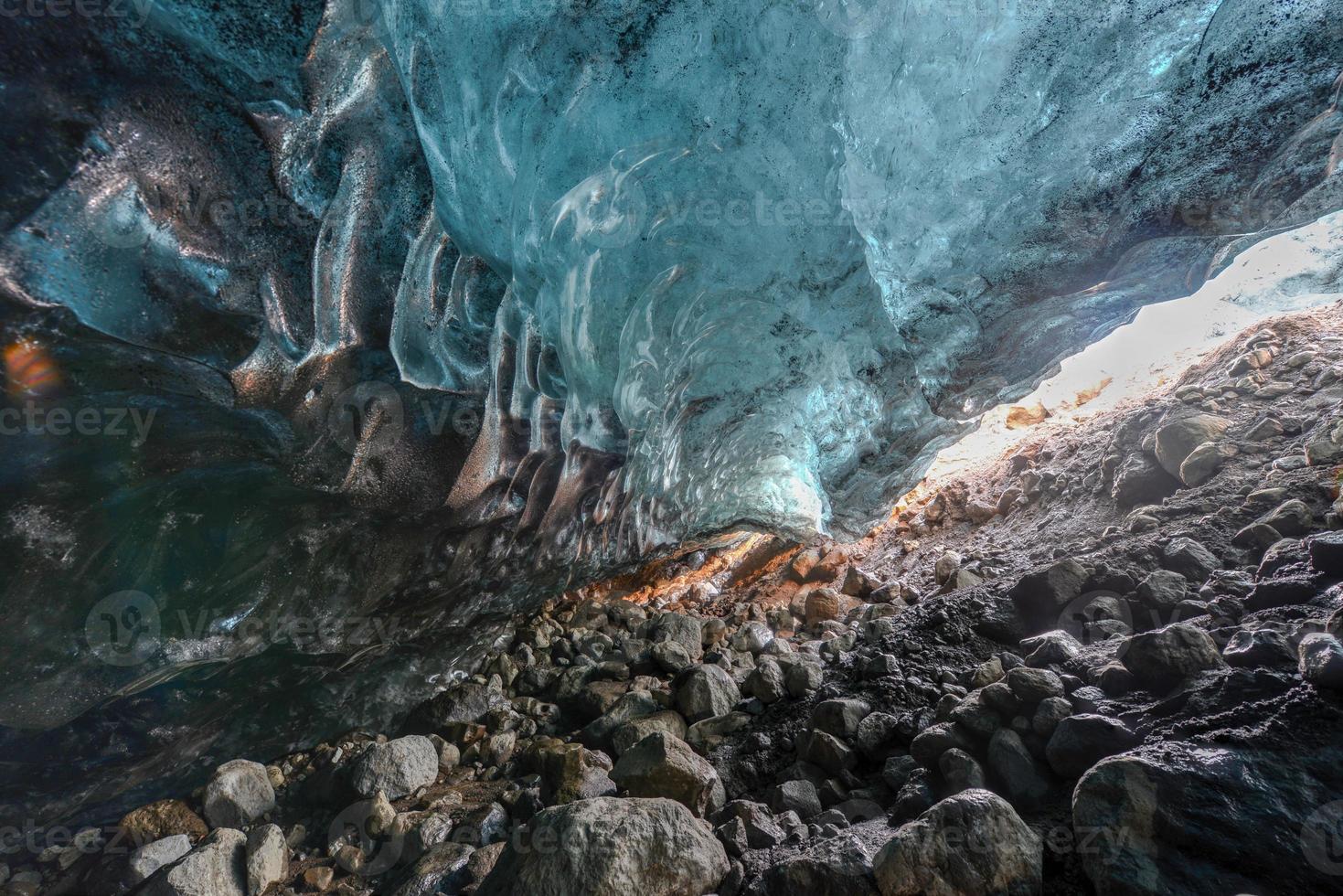 ijs grot, vatnajokull, zuiden IJsland foto