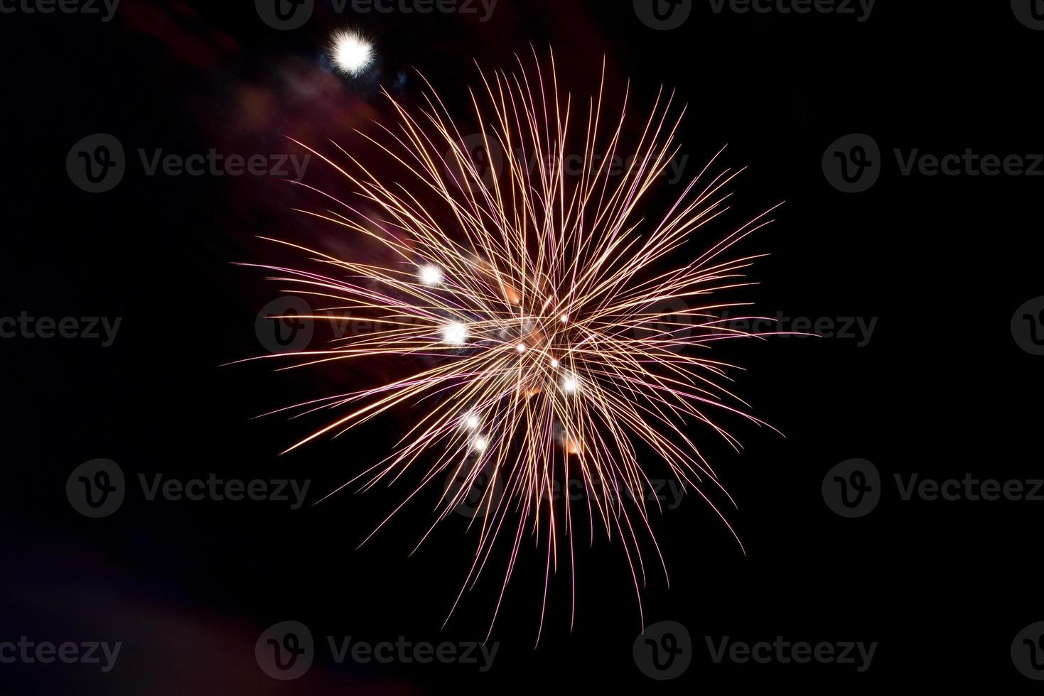 coney eiland zomer vuurwerk - brooklyn, nieuw york foto