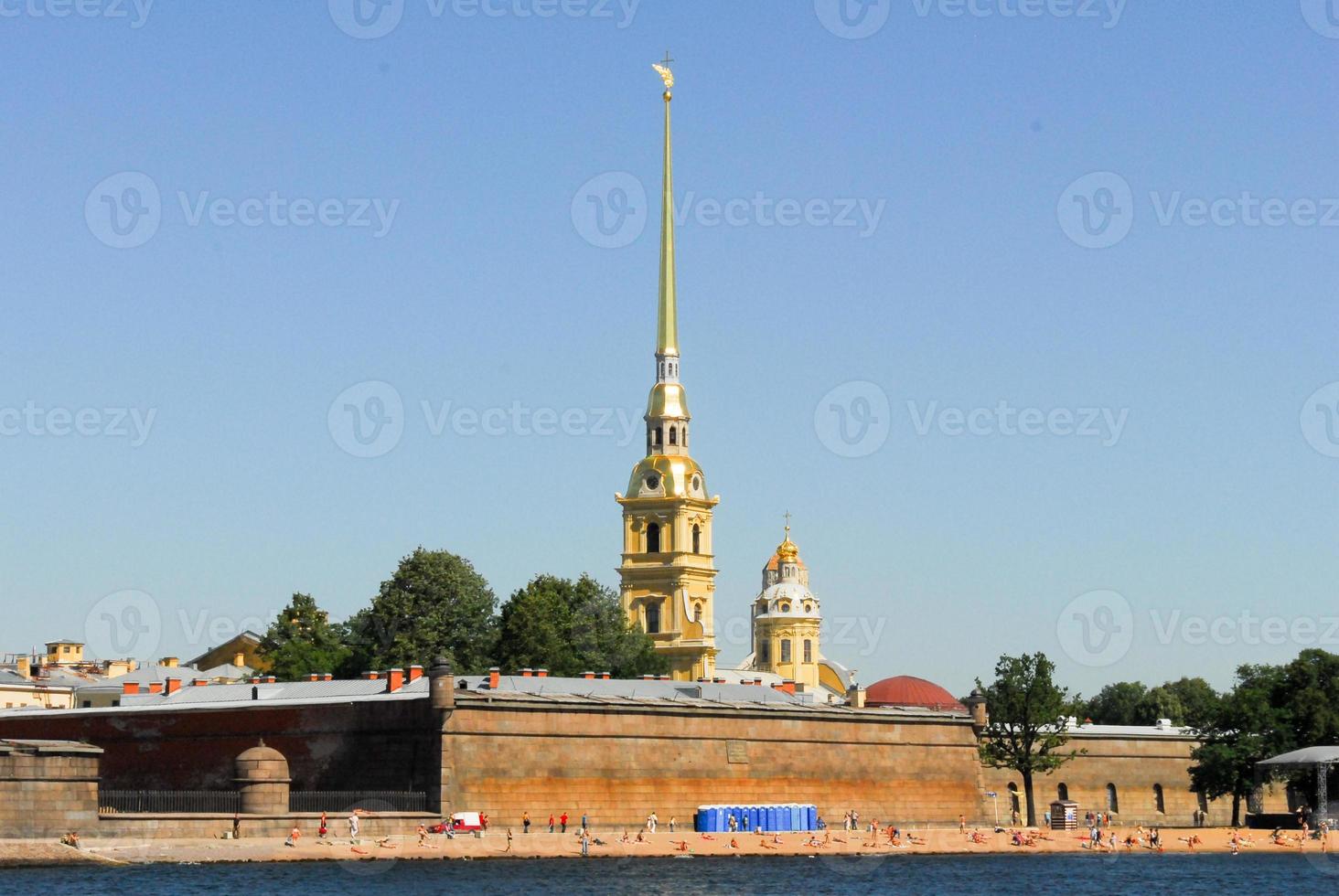 peter en paul vesting in heilige petersburg, Rusland foto