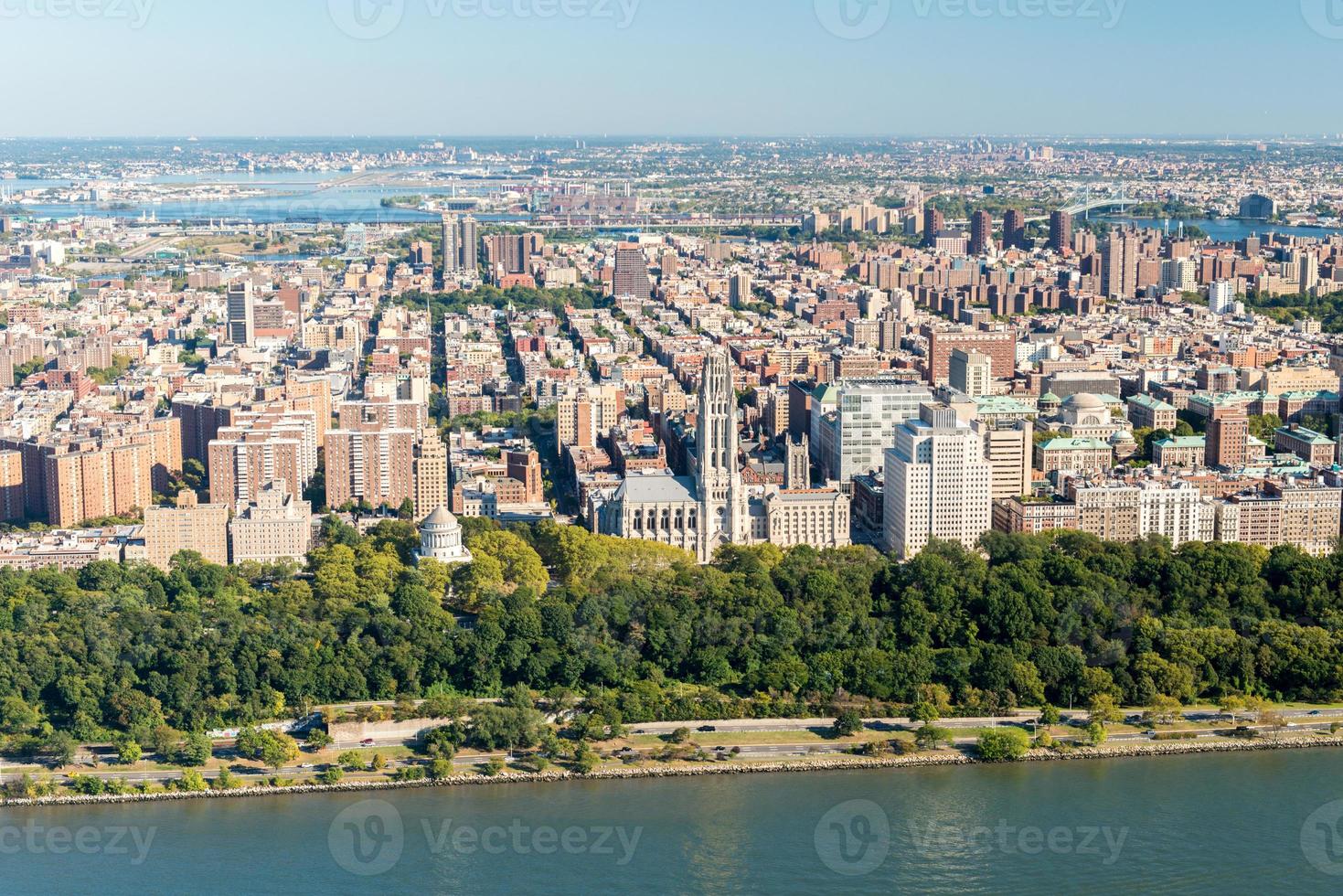 antenne visie van Manhattan, nieuw york foto