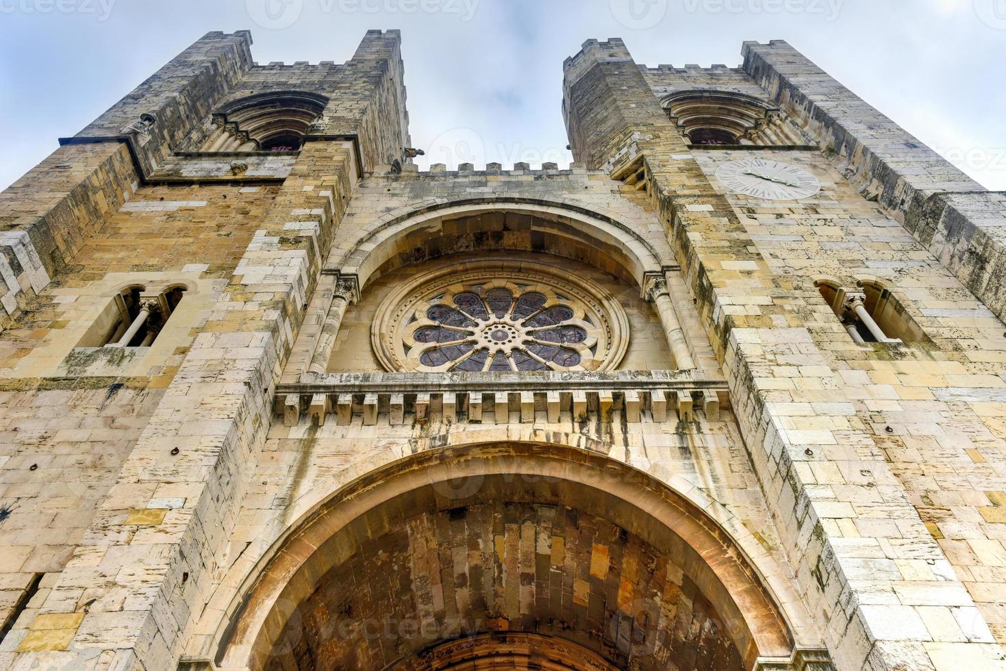 se kathedraal in Lissabon, Portugal foto