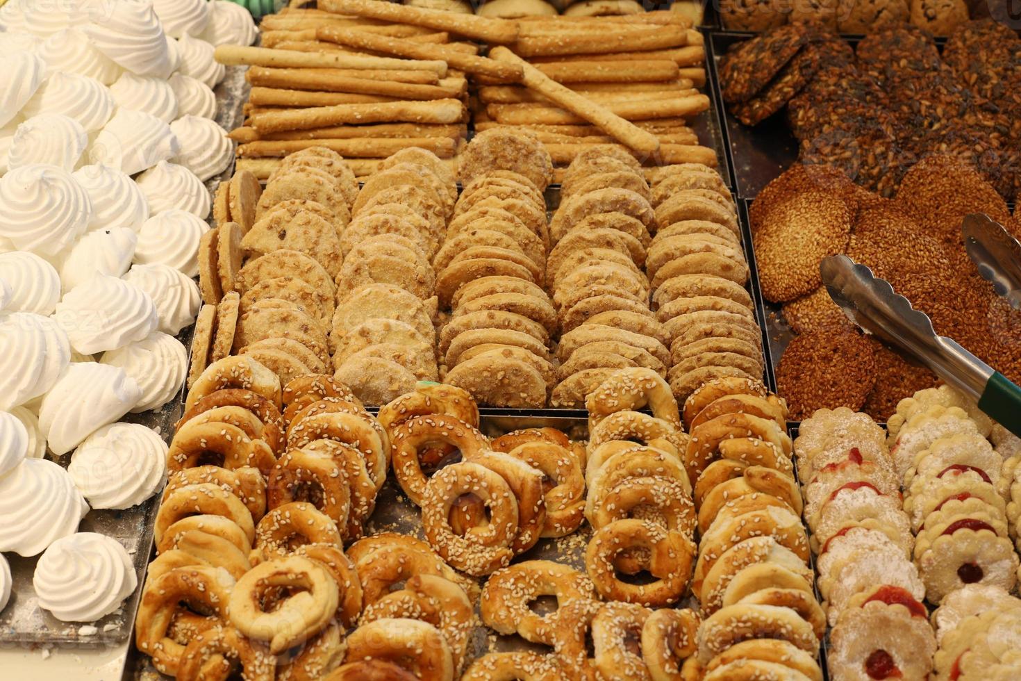 brood en bakkerij producten verkocht in Israël. foto