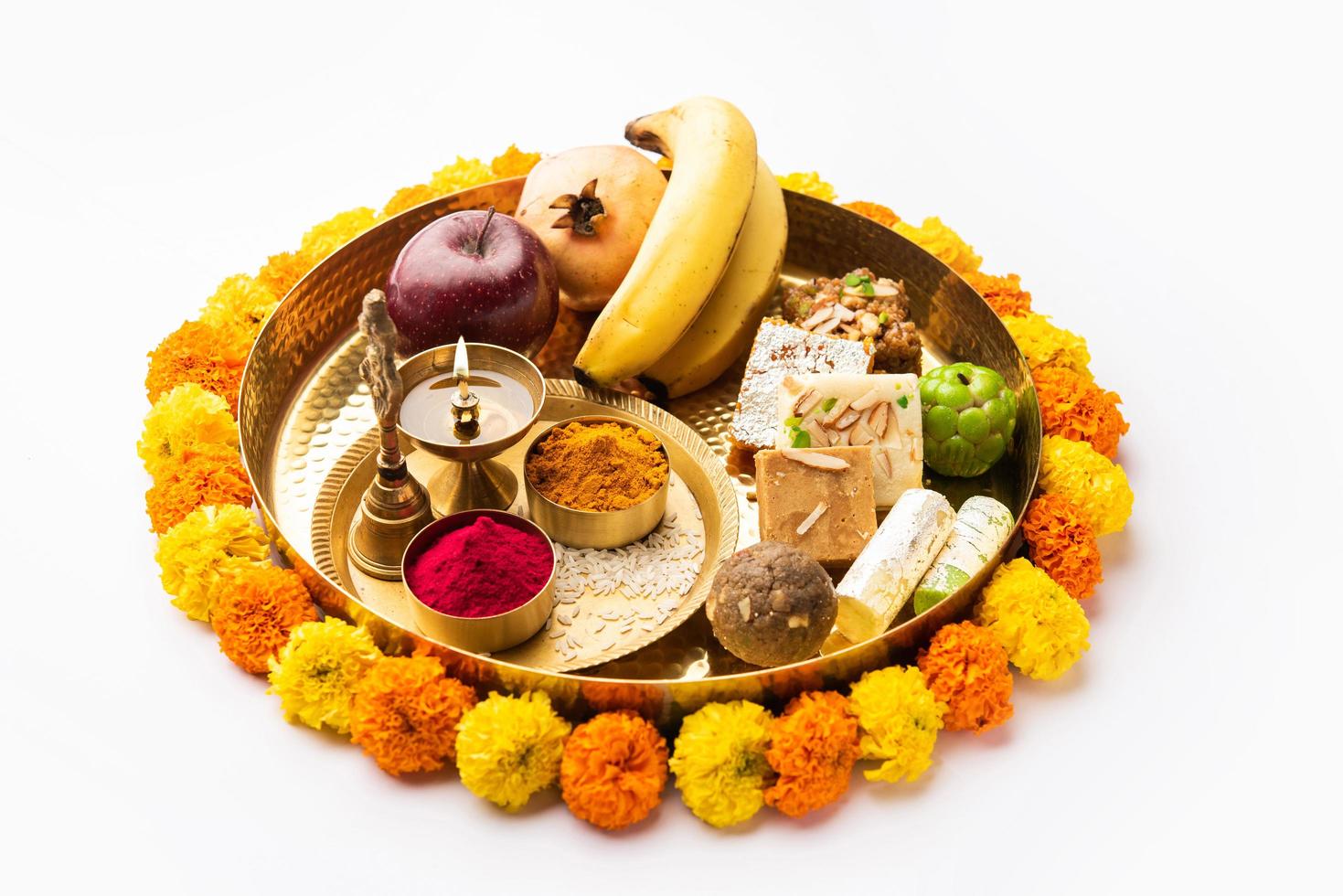 lakshmi puja in diwali, is een Hindoe gelegenheid voor de verering van laxmi, de godin van welvaart foto