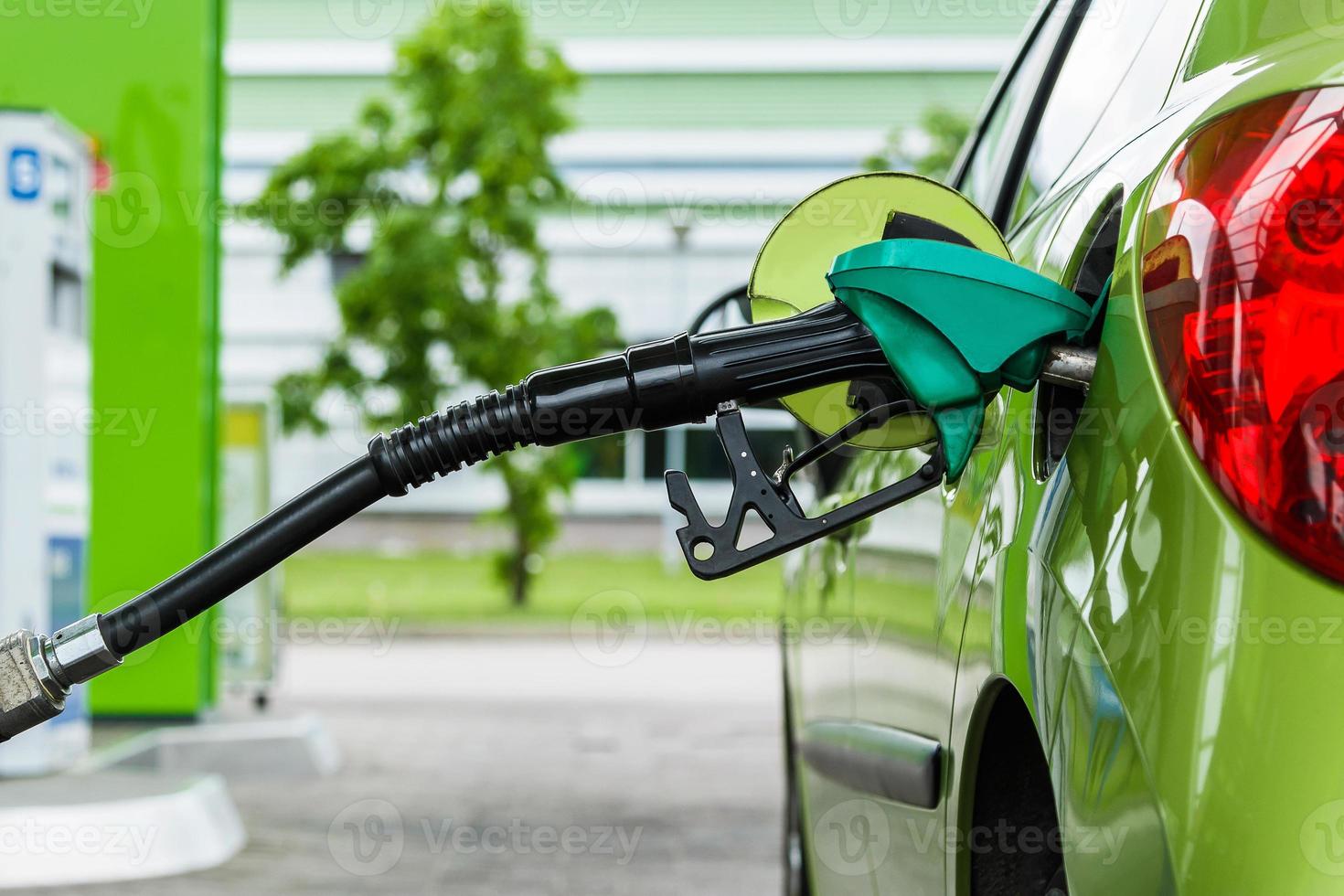 auto Aan gas- station foto