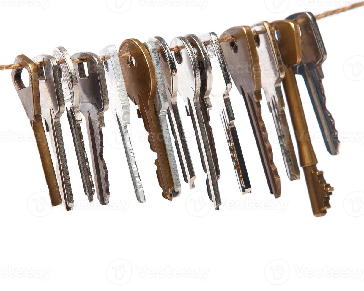 sleutels Aan de draad foto