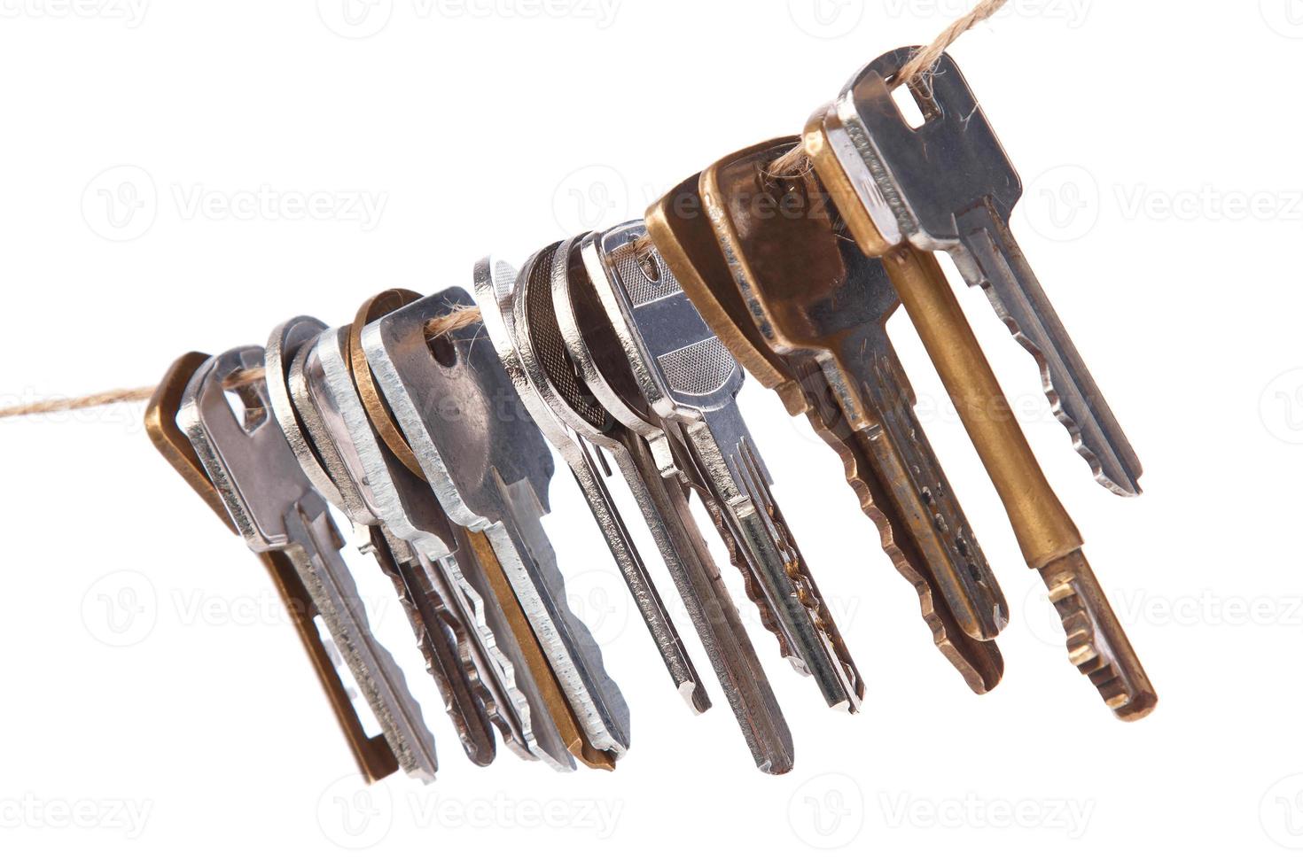 sleutels Aan de draad foto