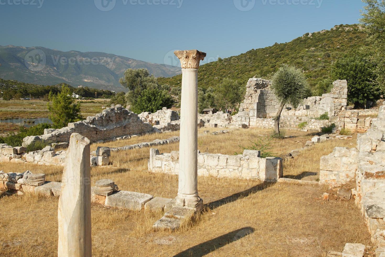 Andriake oude stad in demre, antalya, turkiye foto