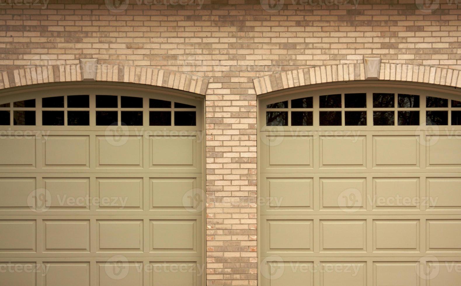 abstract van modern huis garage deuren foto