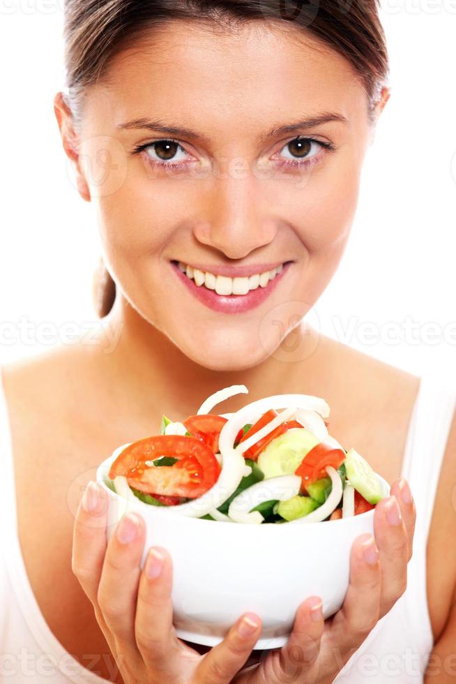 gezond eetpatroon, salade foto