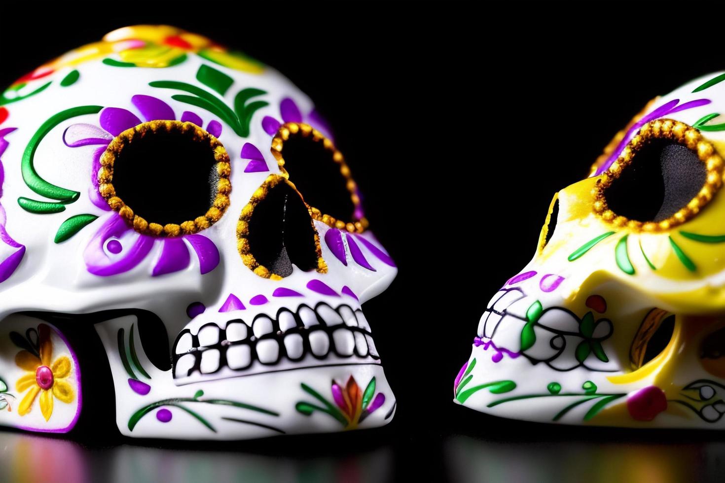 dia de los muertos, traditioneel Mexicaans cultureel festival. doden dag. foto