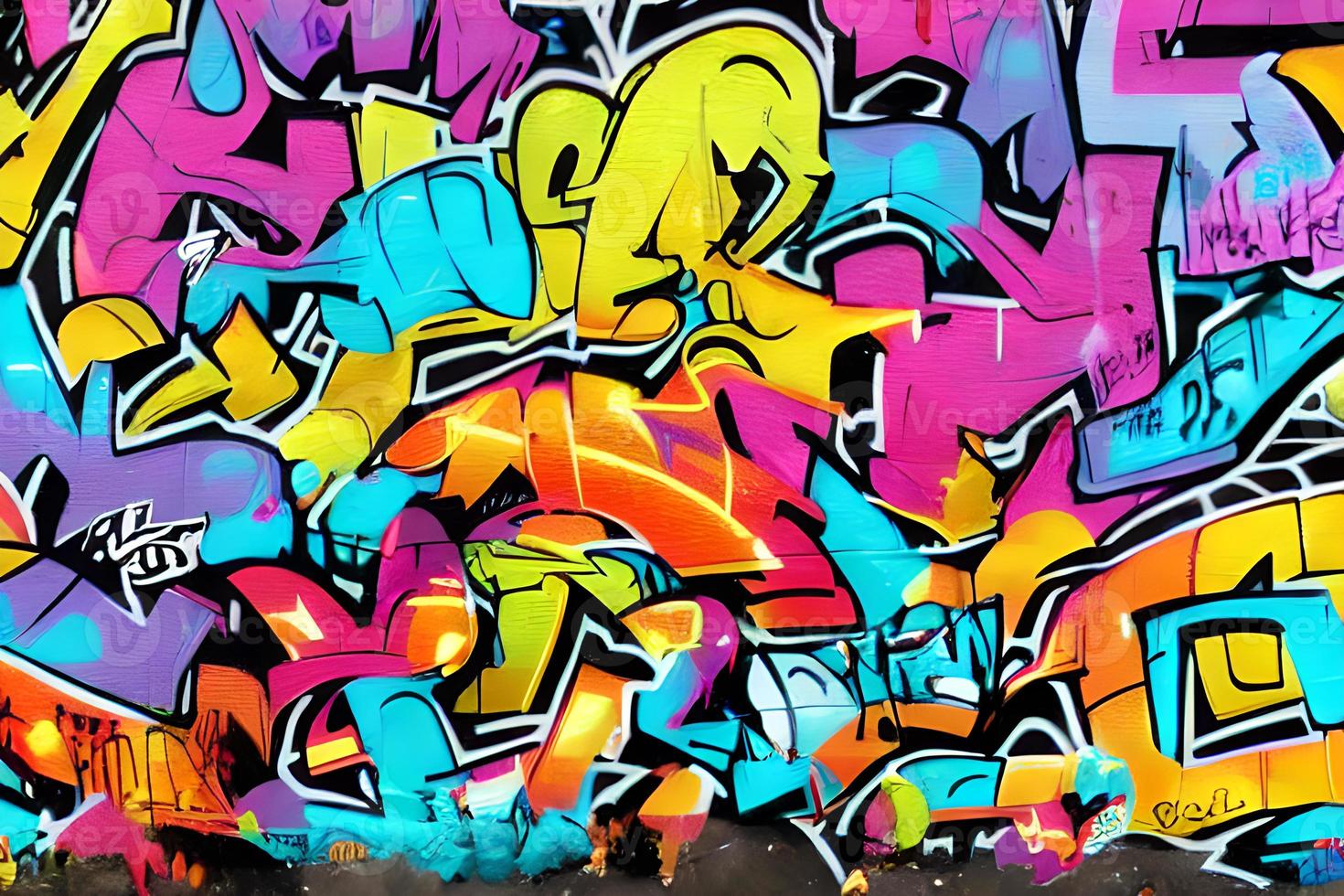 graffiti achtergrond, graffiti kunst, abstract graffiti achtergrond foto