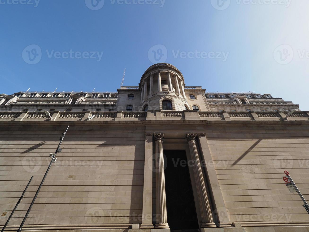 bank van engeland in londen foto