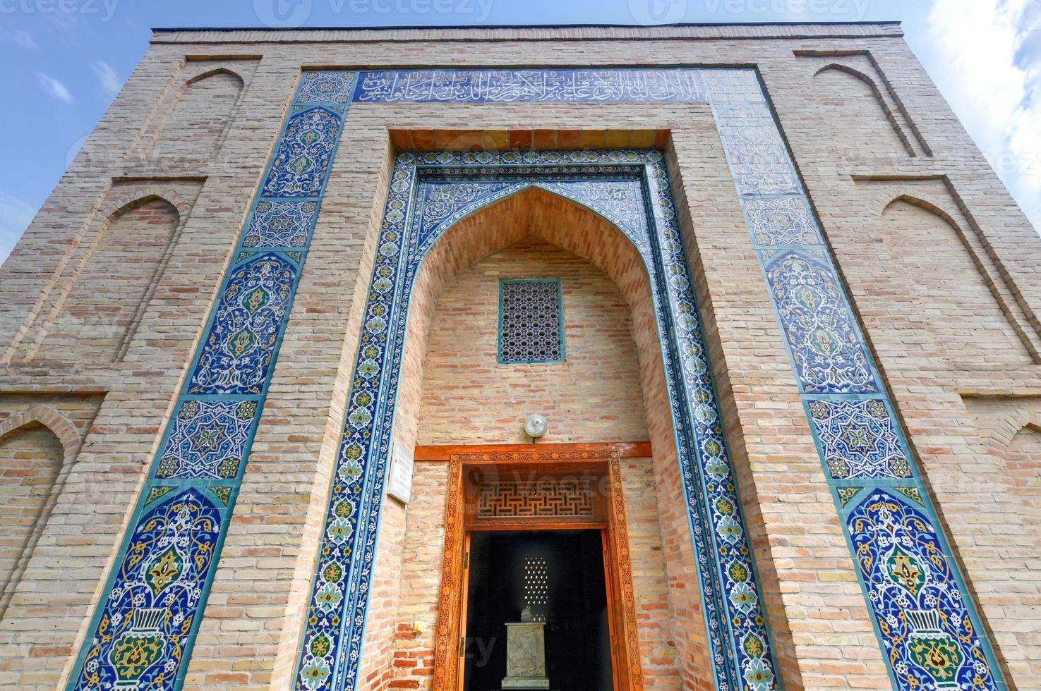 shayhantaur gedenkteken complex in Tasjkent, Oezbekistan. de mausoleum van sjeik hovendi at-tahur is een bouwkundig monument in Tasjkent, Oezbekistan. foto