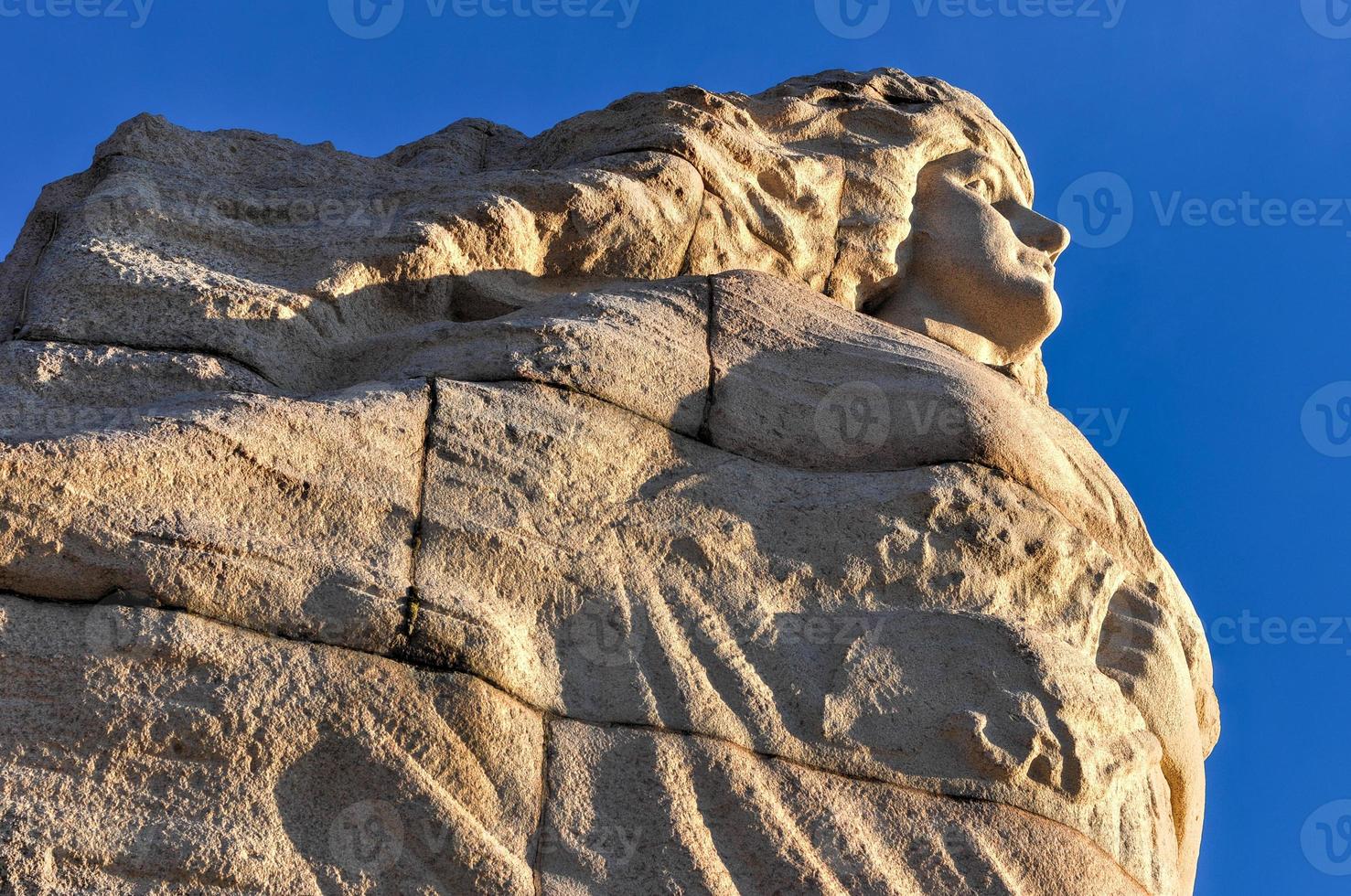 mormon bataljon monument, zout meer stad, Utah foto