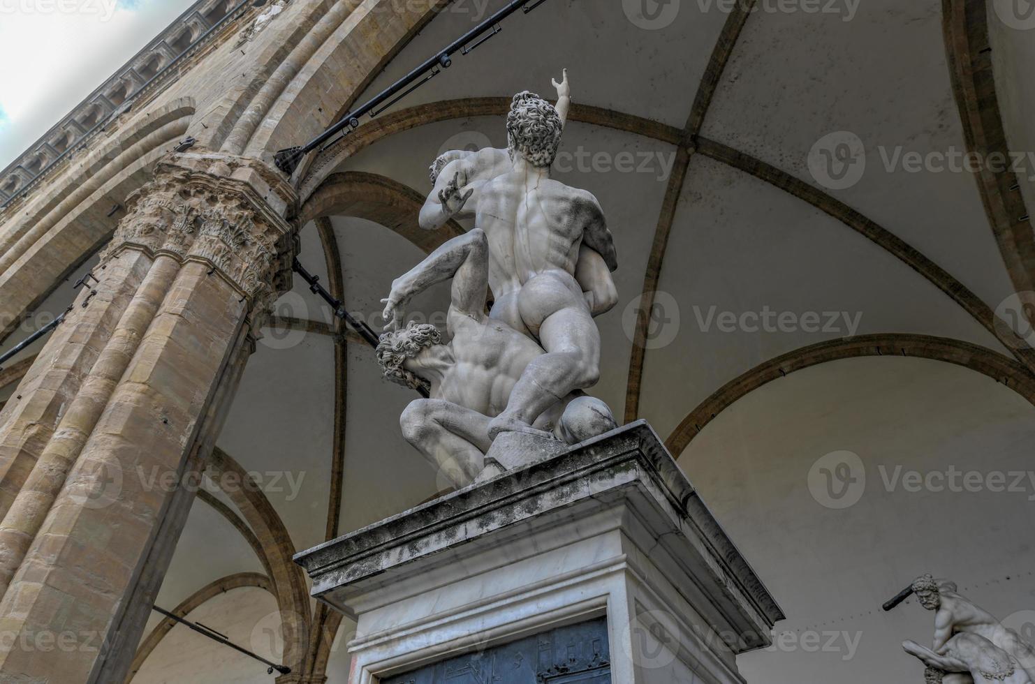 de verkrachting van de sabine Dames - Florence, Italië foto