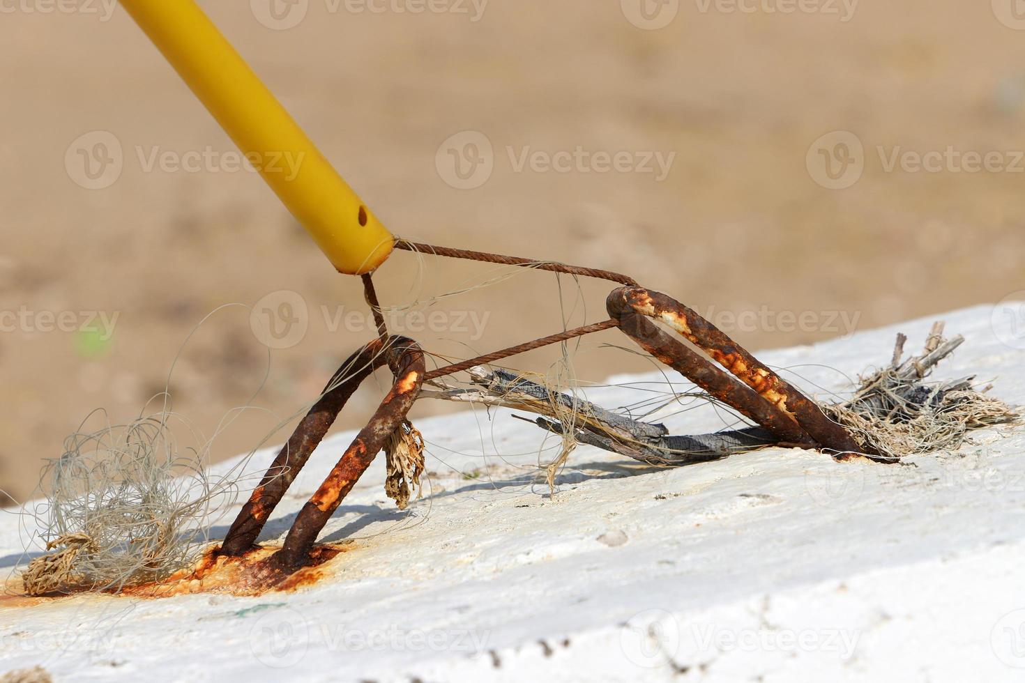 structuur van oud en roestig ijzer. foto