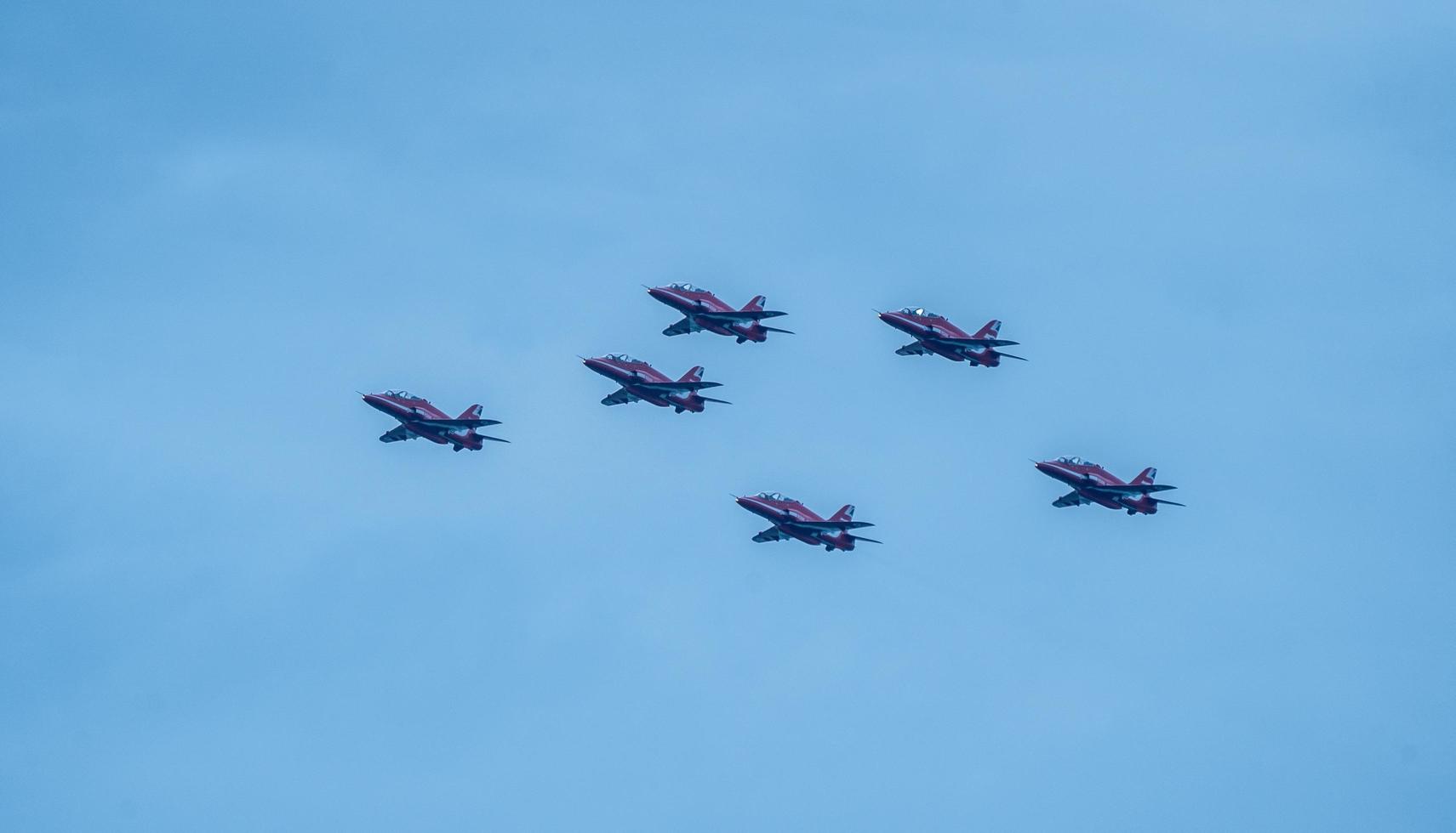 raf rood pijlen bournemouth lucht festival 2022 foto