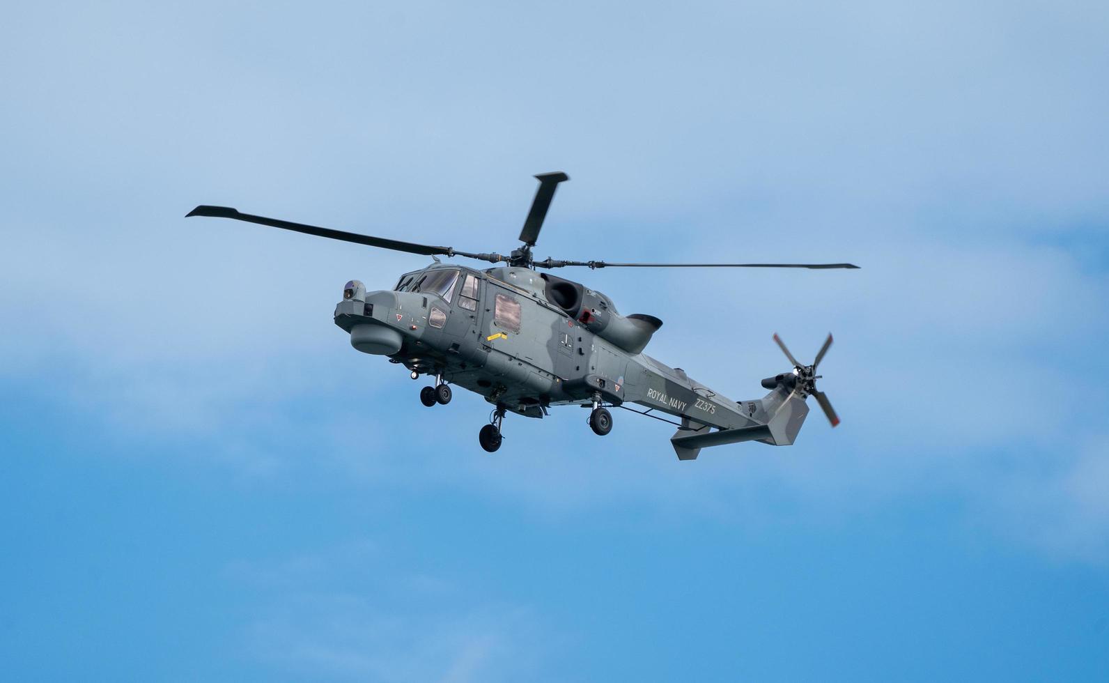 lynx wilde kat helikopter bournemouth lucht festival 2022 foto