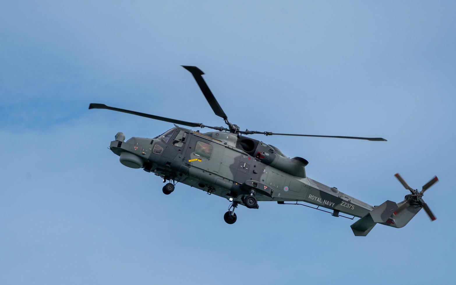 lynx wilde kat helikopter bournemouth lucht festival 2022 foto