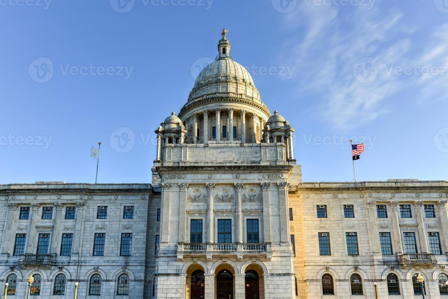 de Rhode eiland staat huis, de Capitol van de ons staat van Rhode eiland. foto