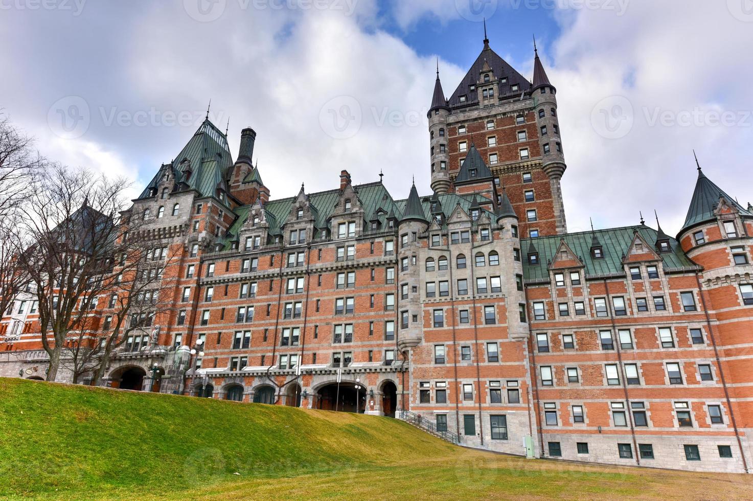 kasteel frontenac - Quebec stad, Canada foto