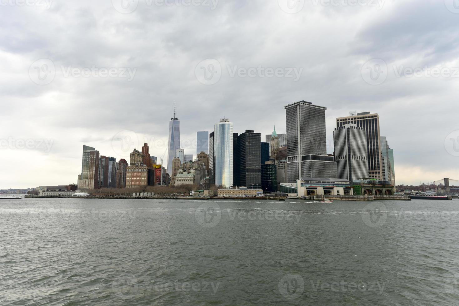 visie van lager Manhattan foto