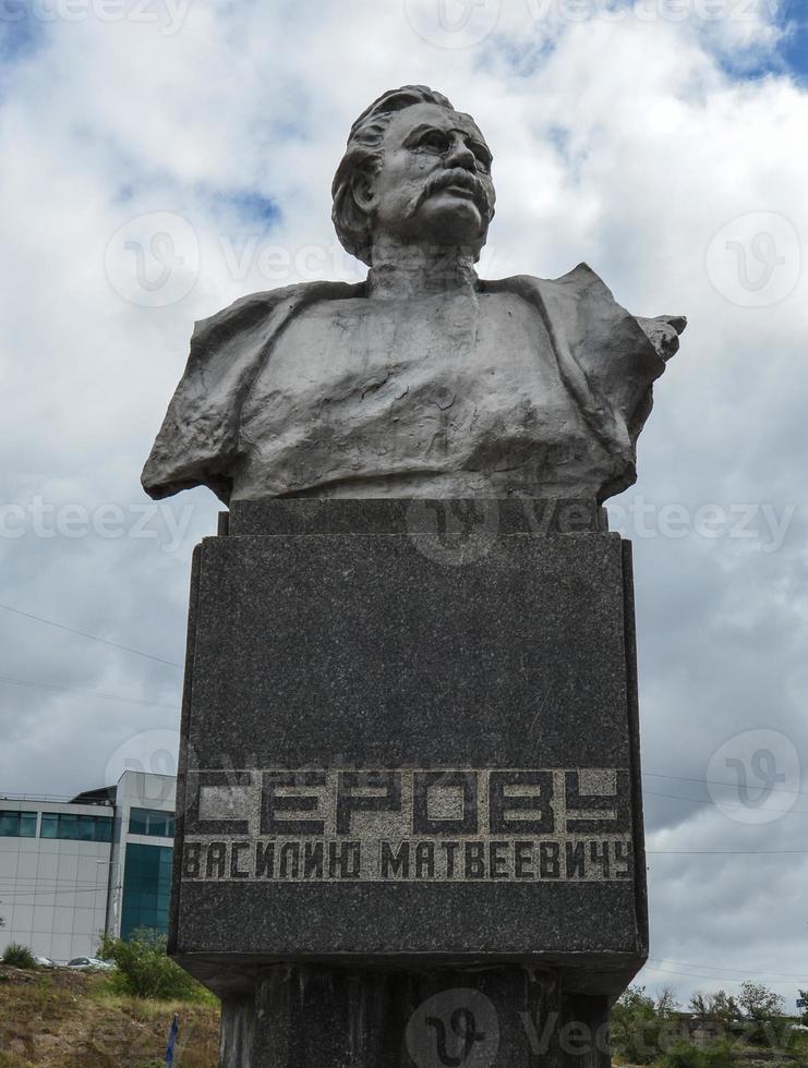 monument naar vasili matvejevitsj serev, Russisch revolutionair foto