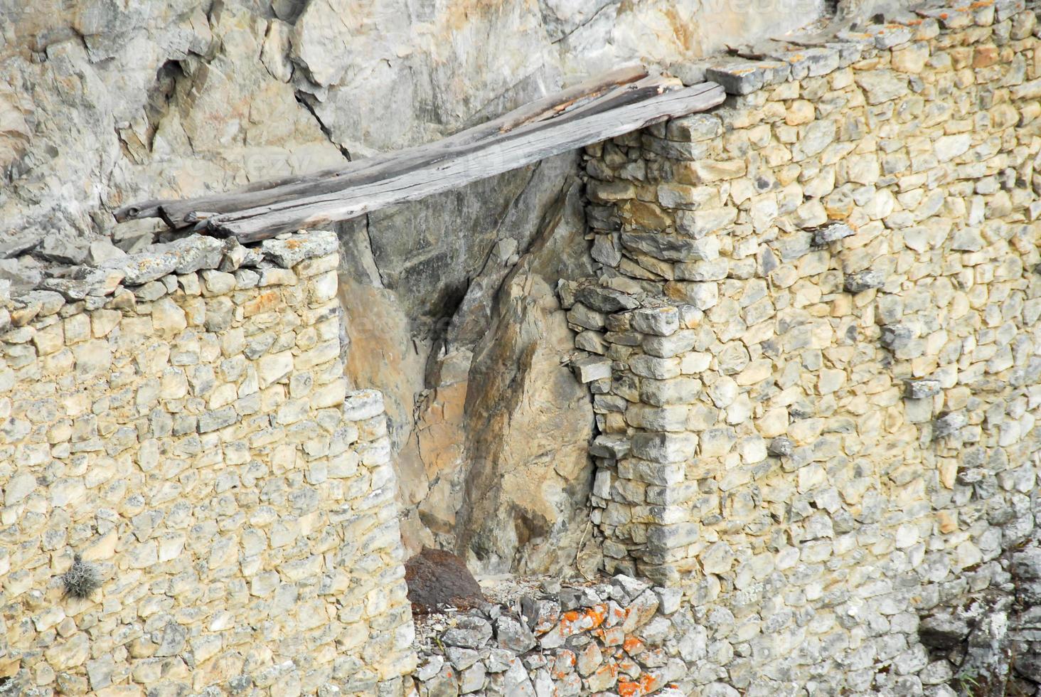 Inca brug - machu picchu, Peru foto