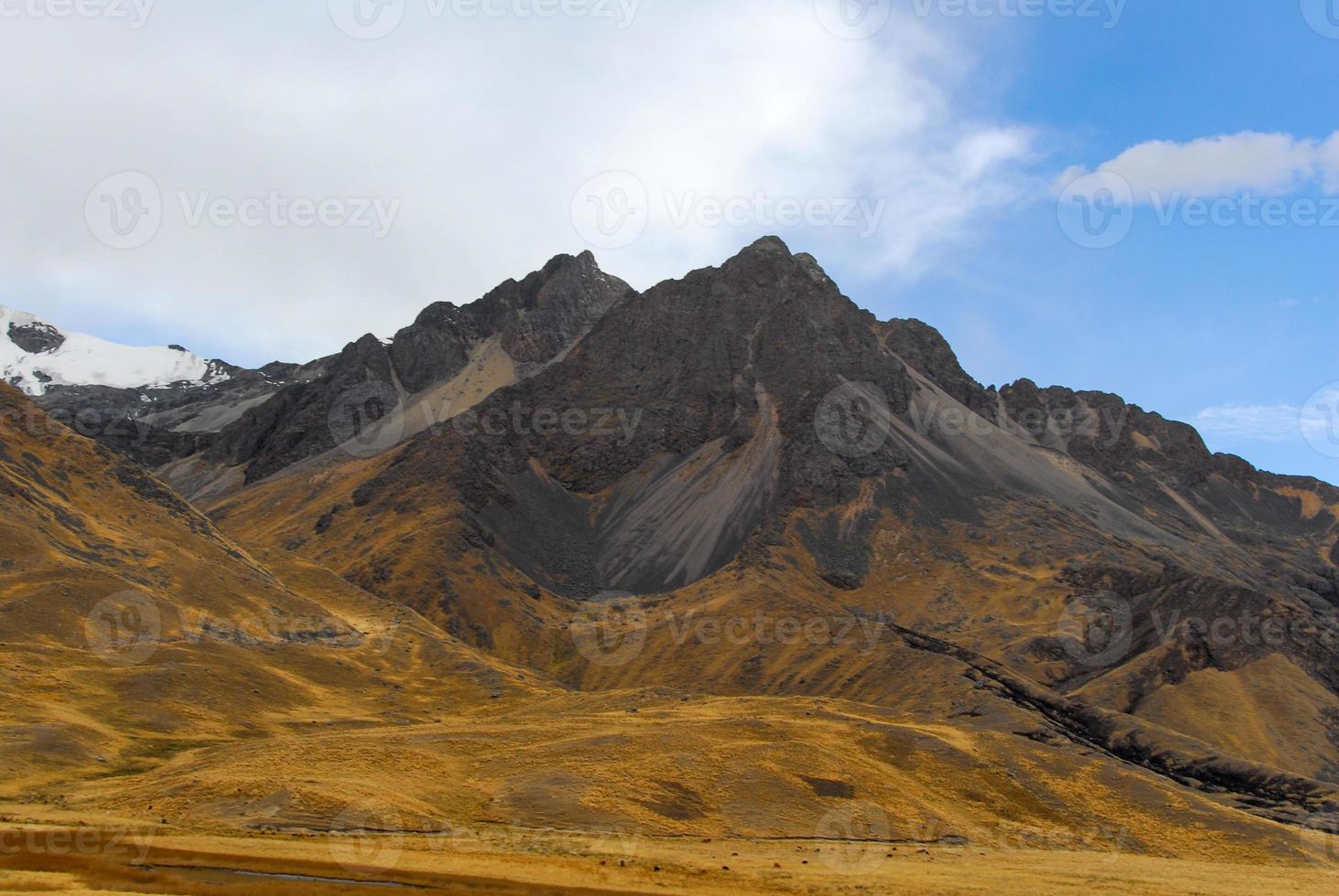 visie langs de cusco puno weg, Peru foto