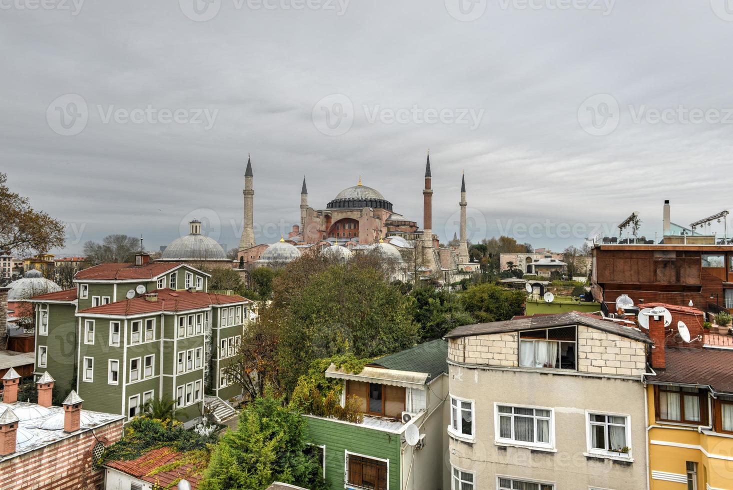 hagia sophia moskee - Istanbul, kalkoen foto