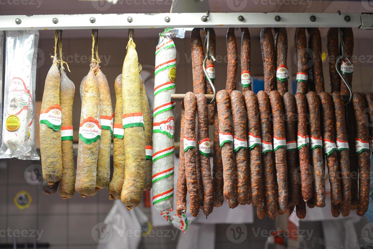 Super goed markt hal - Boedapest, Hongarije foto