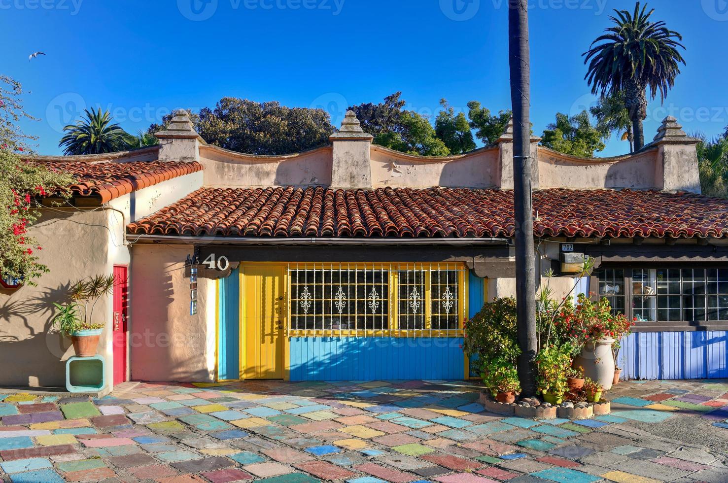 Spaans dorp stuïdo's en exposities balboa park san diego, Californië. foto