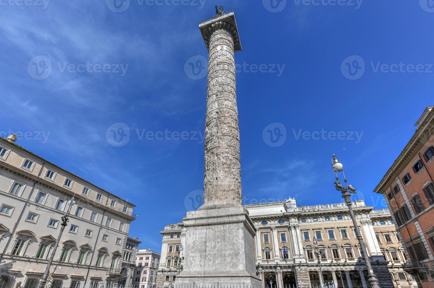 marcus aurelius kolom - Rome, Italië foto
