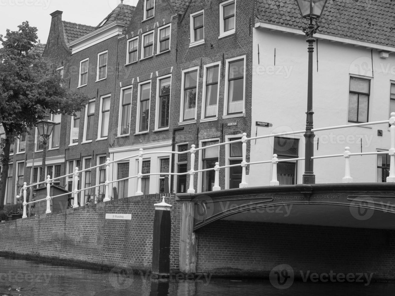 de stad van Leiden in de Nederland foto