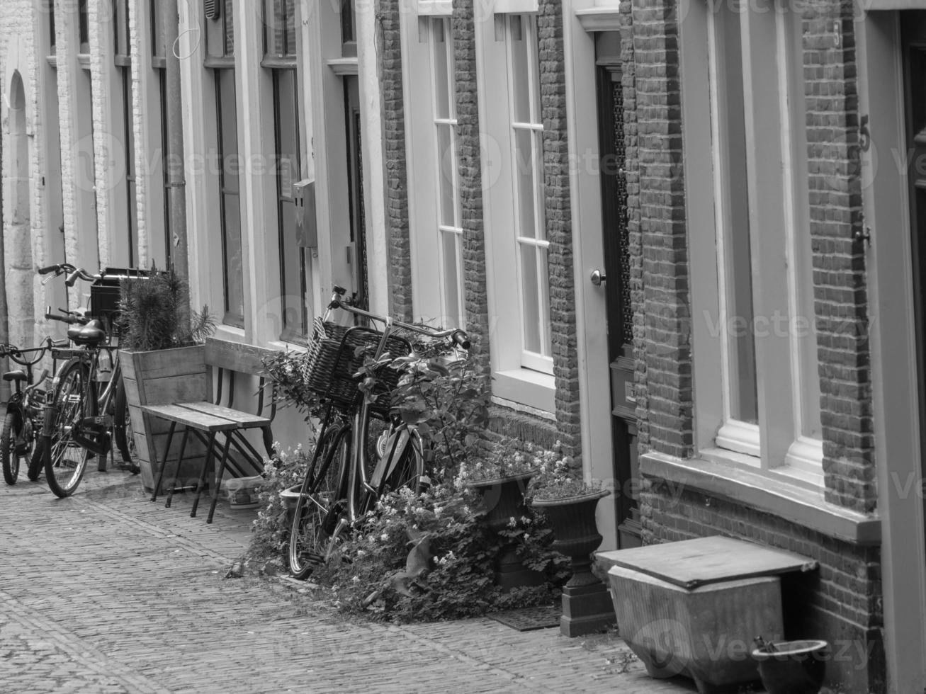 de stad van Leiden in de Nederland foto