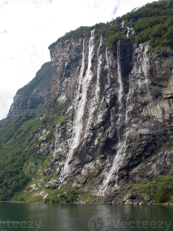 de fjorden van Noorwegen foto