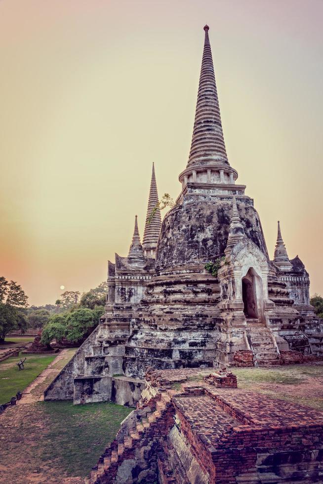 wijnoogst wat phra si sanfet, Thailand foto