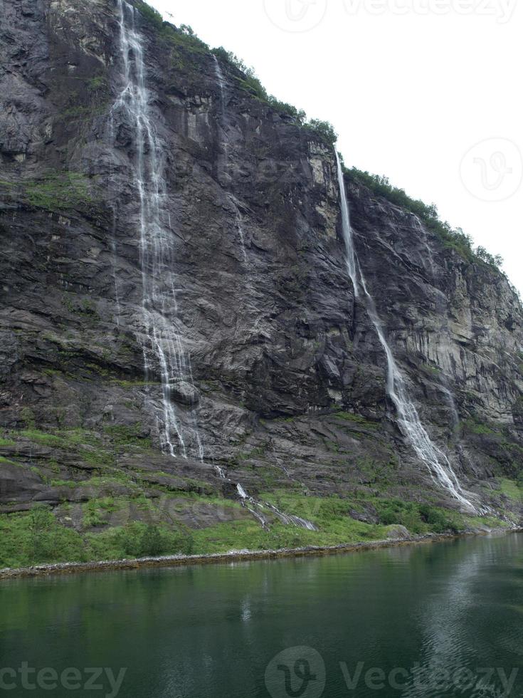 de fjorden van Noorwegen foto