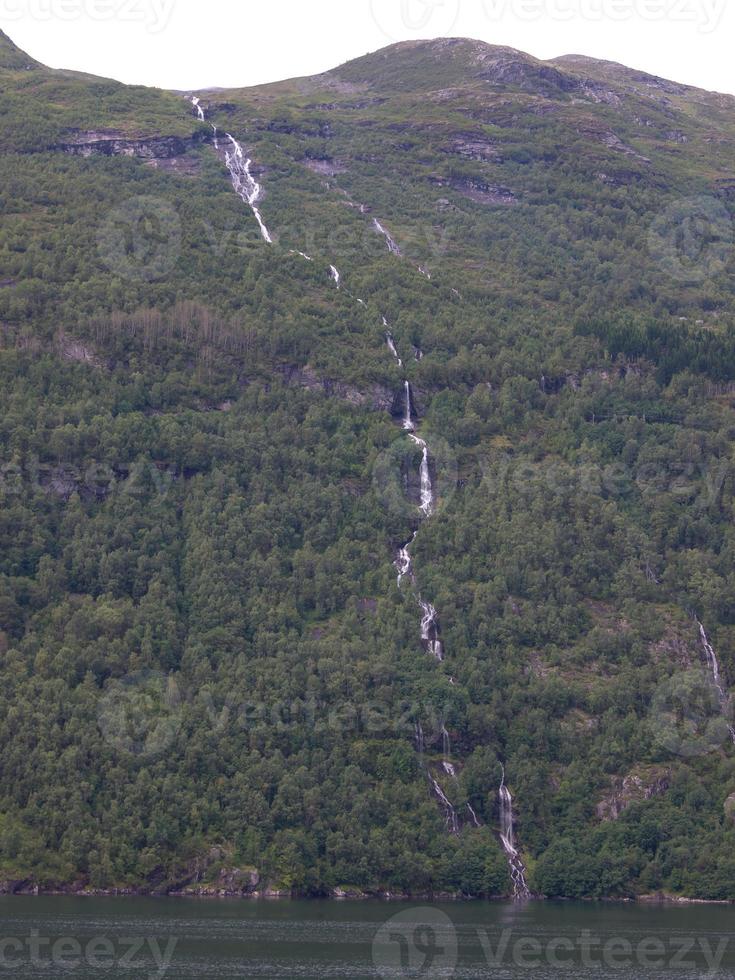 de fjorden van Noorwegen foto